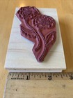 Great Impressions Two Flowers Stitched Embroidered Style Rubber Stamp — photo 8