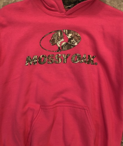 Mossy Oak Youth Girls Pink Hoodie Size Large 14-16 - Picture 3 of 4