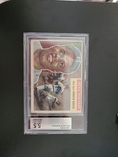 1956 Topps #30 Jackie Robinson Brooklyn Dodgers, White Back, 5.5 Excellent+