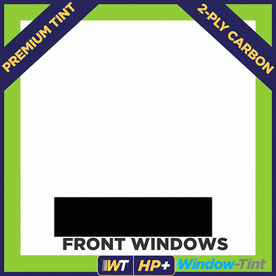 Für Buick Envision 2021 + Carbon Vorgeschnitten Fenster Getönt Vorne Premium HP+