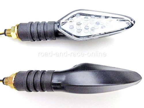 Indicators Suit Yamaha Fazer FZS1000-FZS600-FZX Pair Large Long Stem Quality LED - Picture 5 of 9