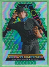 2022 Goodwin Champions Splash Color Platinum Rainbow Green #SCP25 Marcelo Mayer
