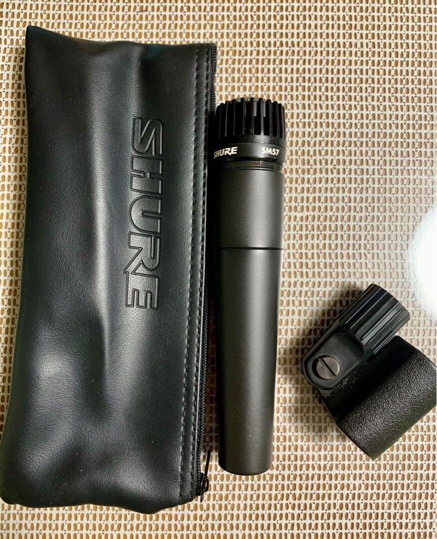 Shure SM57 Dynamic Microphone Instrument Used Working Japan