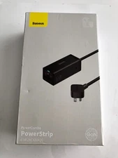 Baseus 65W USB Surge Protector Power Strip With 2 AC Outlets 2 USB 2 Type-C Port