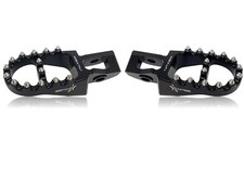 PEDANE MAGGIORATE KTM HUSQVARNA 125 150 250 300 350 450 500 2016-2022 NERE