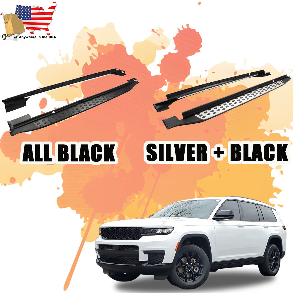 Running Boards Side Steps For 2021-2025 Jeep Grand Cherokee L 3