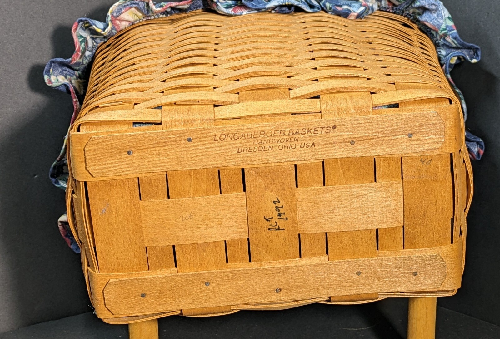 Longaberger 1992 Hostess Mail Basket Liner Insert Mounting Hardware eBay