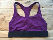 Victoria's Secret Sport Deep Berry Solid SMALL The Player Sport Bra VS VTG