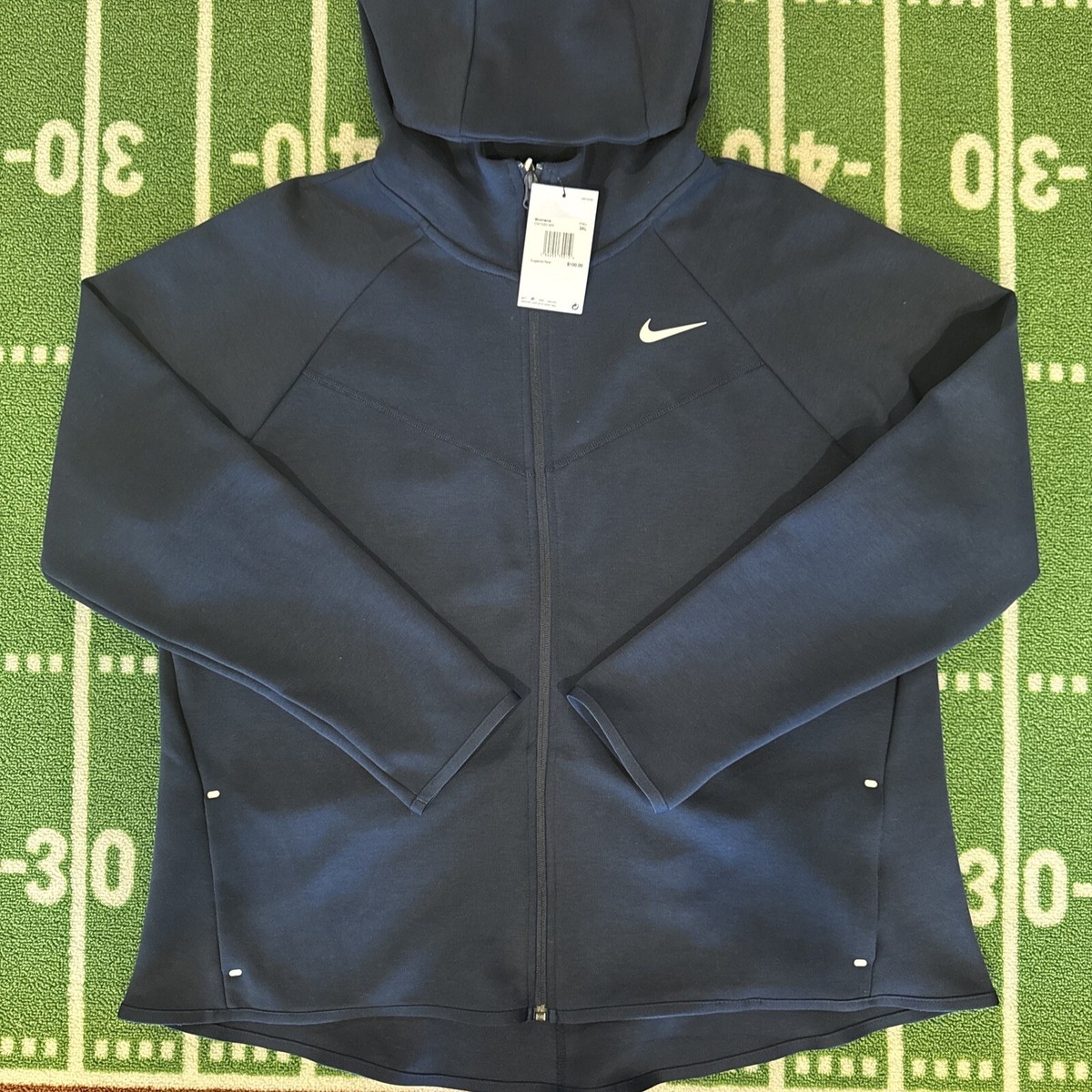 Nike Windrunner Tech Fleece Navy Blue Hoodie CW7220-420