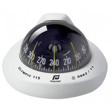 Plastimo Olympic 115 60912 White Single Zone Flush Mount Sailboat Compass