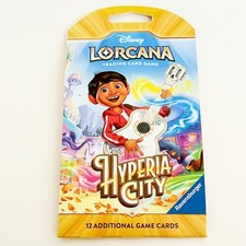 2026 Disney Lorcana Hyperia City Sleeved Booster Pack 12 Cards Sealed Miguel