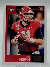 2020 SCORE JAKE FROMM ROOKIE FOOTBALL CARD BILLS GEORGIA NFL 356 panini. rookie card picture