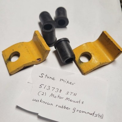 Stone Mixer 513738 STN (2) Motor Mounts - fits 625pm, 750pm -(4) Rubber Grommets