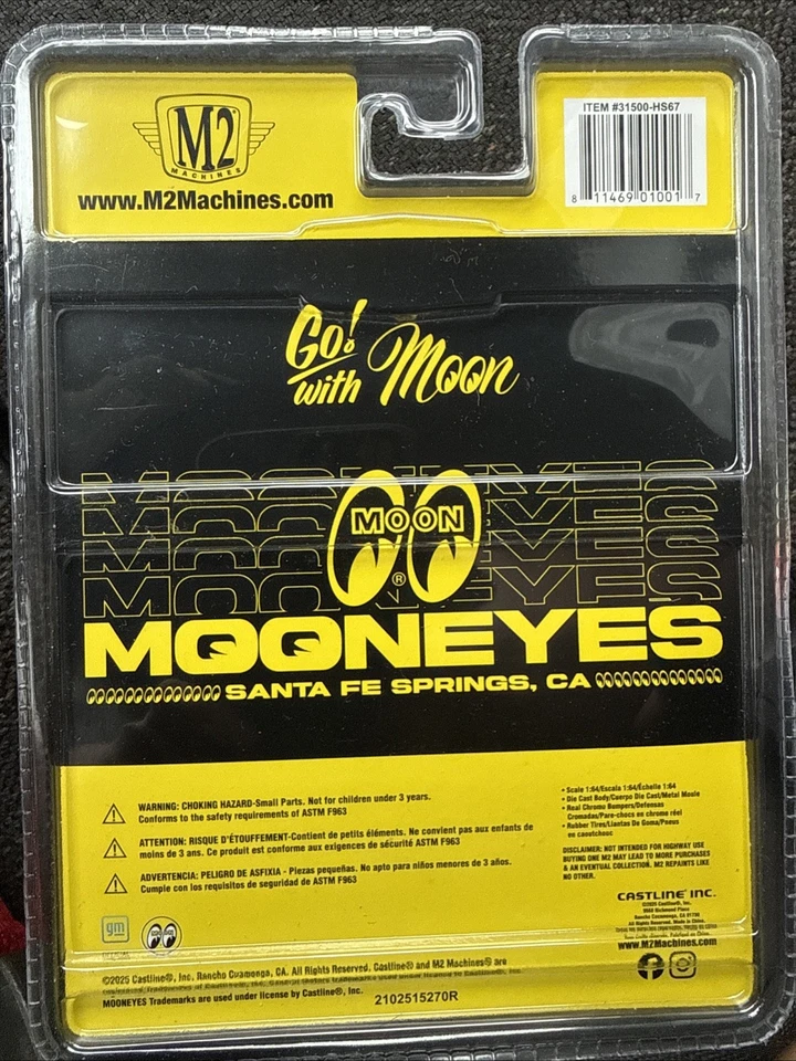 M2 Machines 1:64 MOONEYES 1988 GMC Sierra 1500 Custom Limited 1/4400 Hobby - Image 2 of 3