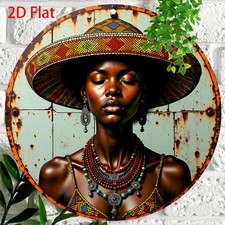 4pcs Dog Theme Round Aluminum Signs - Rustic Home, Cafe Decor