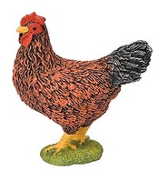 Bullyland 62316 - Spielfigur, Huhn Braun, Ca. 5 Cm