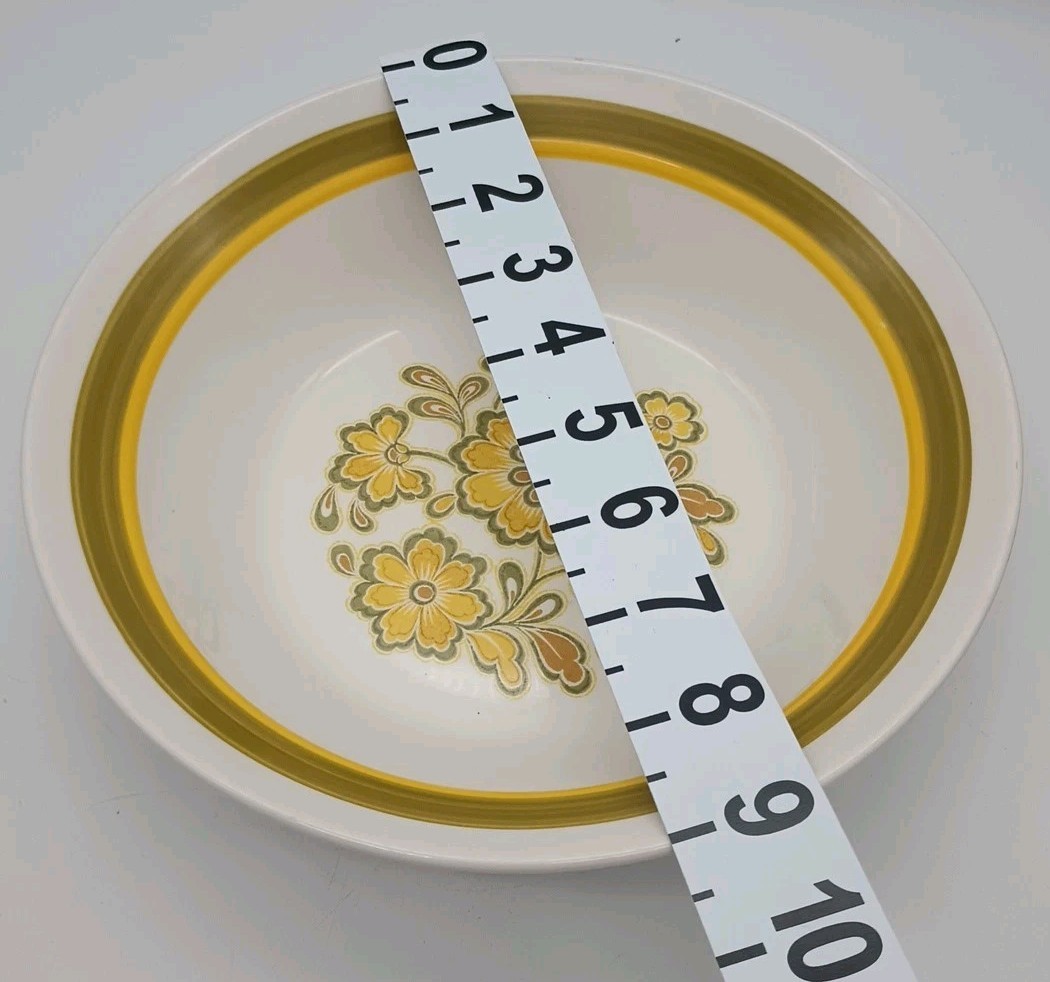 Noritake Rumba Vegetable Serving Bowl Craftone 8759 9" 70s