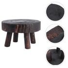 1pc Wooden Flowerpot Rack Decorative Rack Wooden Flowerpot Supply