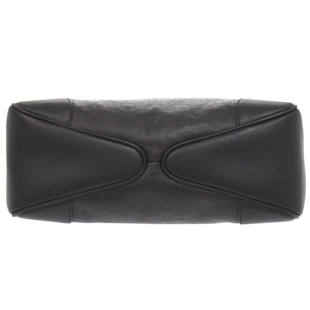 GUCCI Leather Black Shoulder Bag Women’s Used Silver Hardware 257265 thumbnail 3