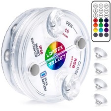 Submersible LED Pool Lights Remote Controlled 16 Color Changing Underwater Lamp