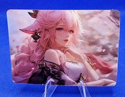 Yae Miko - Genshin Impact | 3D Motiv Card Premium Waifu Goddess Story Karte
