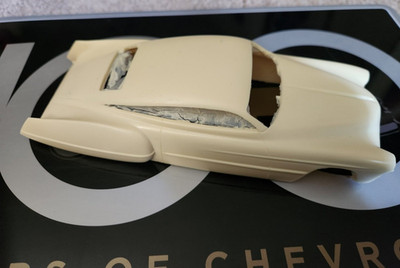 AMT 100th Annv 1951 Chevy Fleetline 1:25 in Collector Tin w/Flintstone body