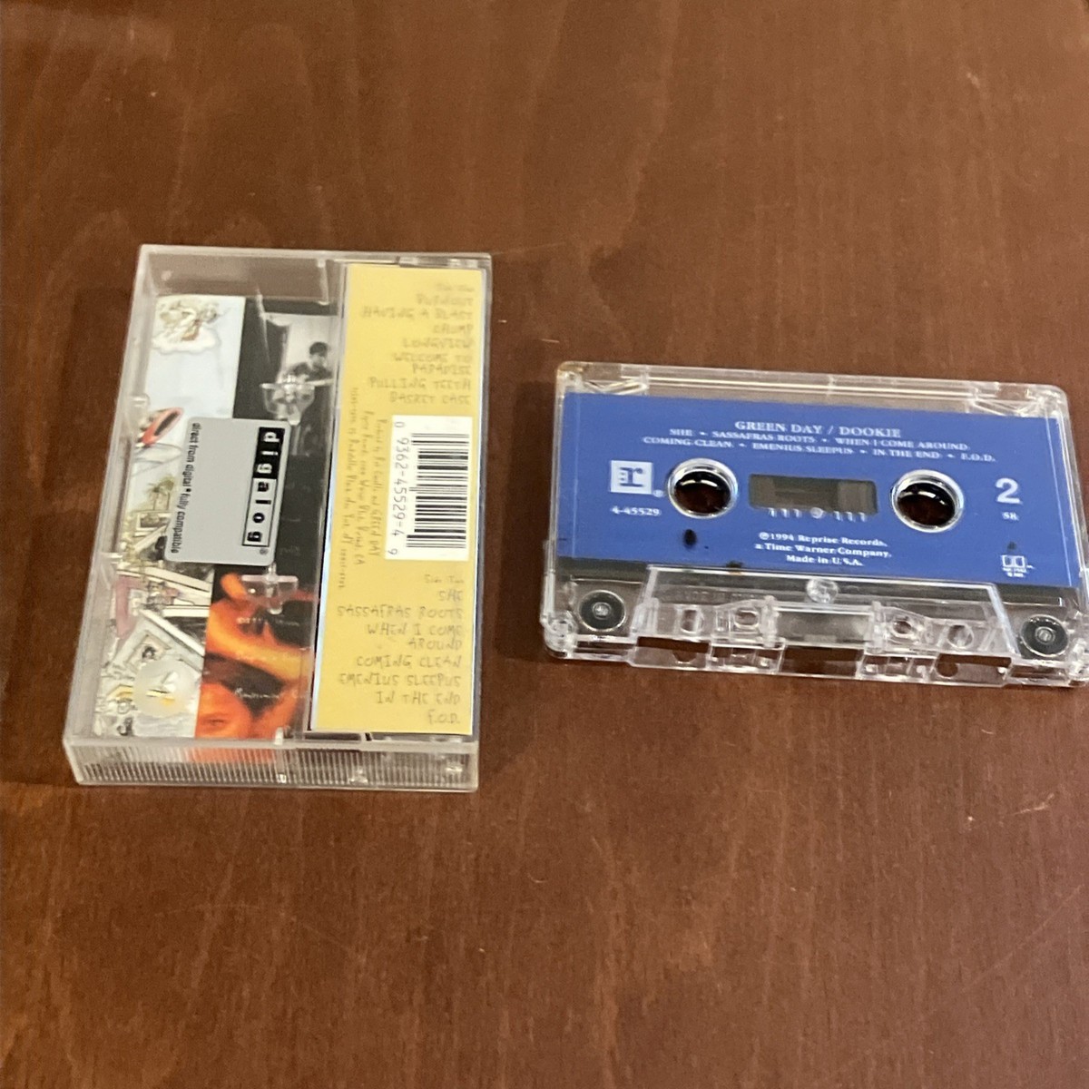Dookie by Green Day (Cassette, 1994) 1st Release Ernie Blue Tape