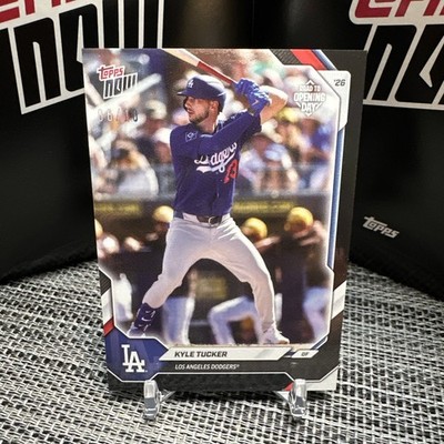 2026 Topps Now OD-279 Kyle Tucker Road to Opening Day Black Foil /10 LA Dodgers