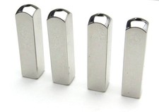 Metal Aglets Shoelace Tips - Chrome