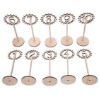  10 stücke Nützliche Nummern 1-10 Holztischnummern Karten Hochzeit Zahlen