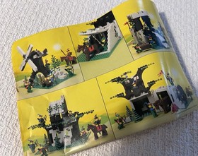 Instruction Manual Only Lego 6066 Forestman Robin Hood Camouflaged Outpost 1987
