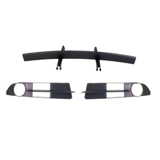 BMW 525i 530i For 2006-2007 Bumper Grille + Fog Light Trims Front Set of 3pc