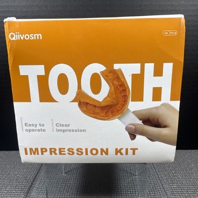Qiivosm Denture Impressions Kit for Personalized Partial Denture Sets 10 Pieces