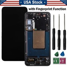 For Samsung Galaxy S24 Plus S24 S926B S926U OLED Touch Screen Digitizer w/Frame