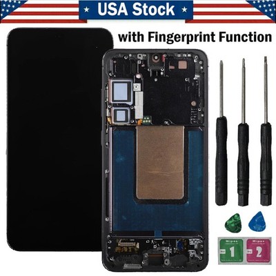 For Samsung Galaxy S24 Plus S24+ S926B S926U OLED Touch Screen Digitizer w/Frame