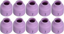 RIVERWELD TIG Stubby Gas Lens Ceramic Cups 7# 7/16" 54N15SW 10pcs