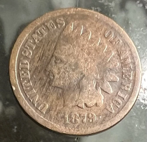 1879 INDIAN HEAD CENT BETTER DATE AG CLEANED