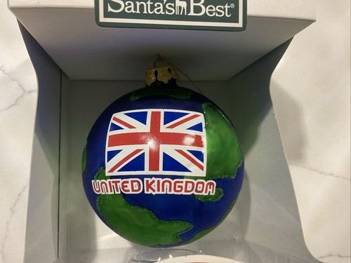 London, United Kingdom Glass Christmas Ornament - Picture 3 of 9