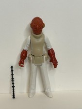 Vintage Star Wars Admiral Ackbar Action Figure 1982 Hong Kong Kenner