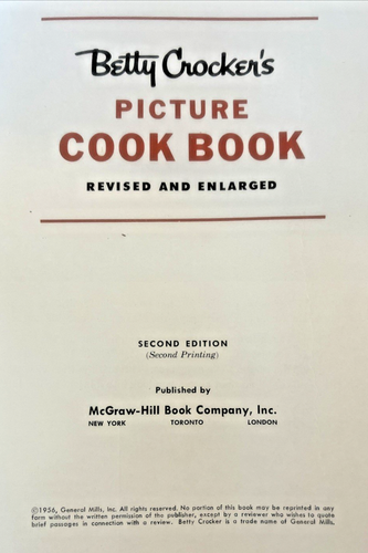 Betty Crocker's Picture Cook Book Revised Enlarged 2nd Edition 2nd Printing 1956 - Picture 5 of 6