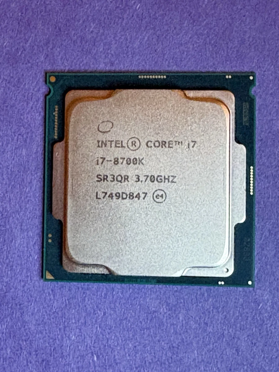 Intel Intel Core i7-8700K Processor Model Computer Processors LGA