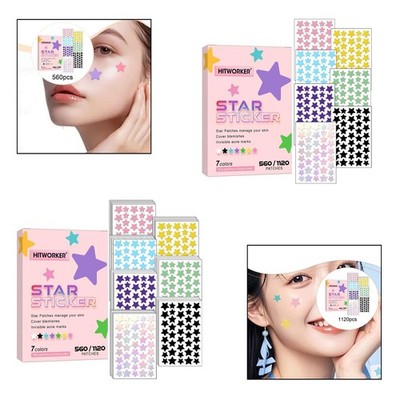 Pickel Pflaster sanft behandeln Frühstadium Pickel Make up freundlich Sternform