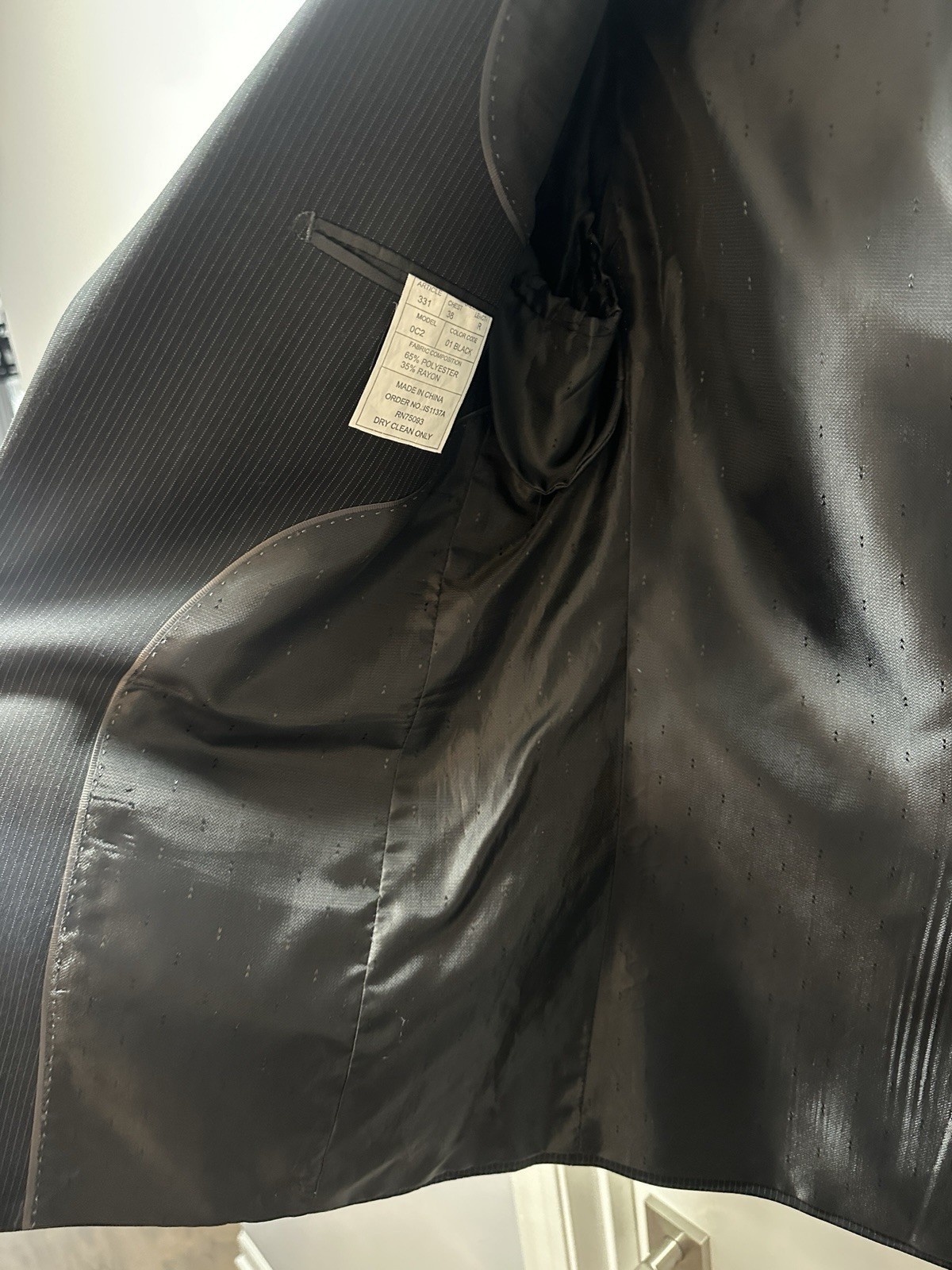 Marc Tulio Micro Tech Performance Stretch Black S… - image 8