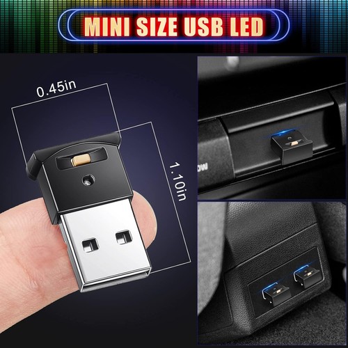 RGB USB Car & Room Atmosphere Light Kit - 第 6/8 張圖片