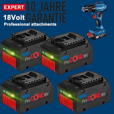 Original 8Ah Akku für Bosch 18V Professional GBA GSR GSB BAT618 BAT609 BAT620