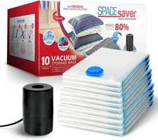 10 Pack Variety Vacuum Storage Bags for Comforters, Blankets & Clothes – Vacuum