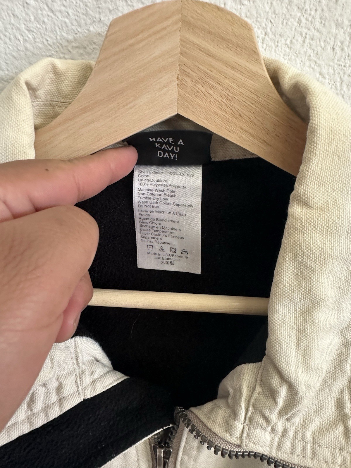 Outdoor Canvas Tan Jacket size Medium - image 4