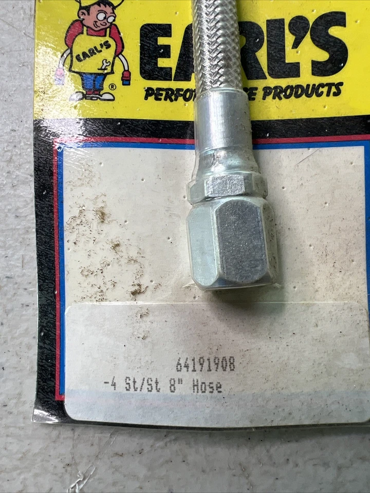 "Línea de freno trenzada de acero inoxidable Earls Performance 8"" - 64191908" Foto 2 de 3