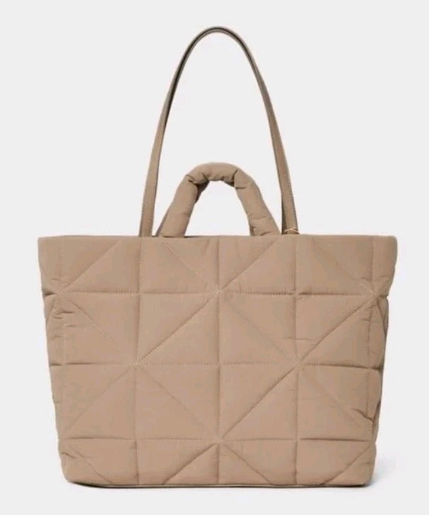 Kate Tote Handbag - A New Day Brown Double Shoulder Handles