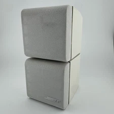 Bose Acoustimass Lifestyle Double White Cube Speaker
